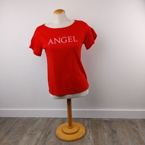 VICTORIA SECRET | NWT Red & Pink Ruffle Short Sleeve